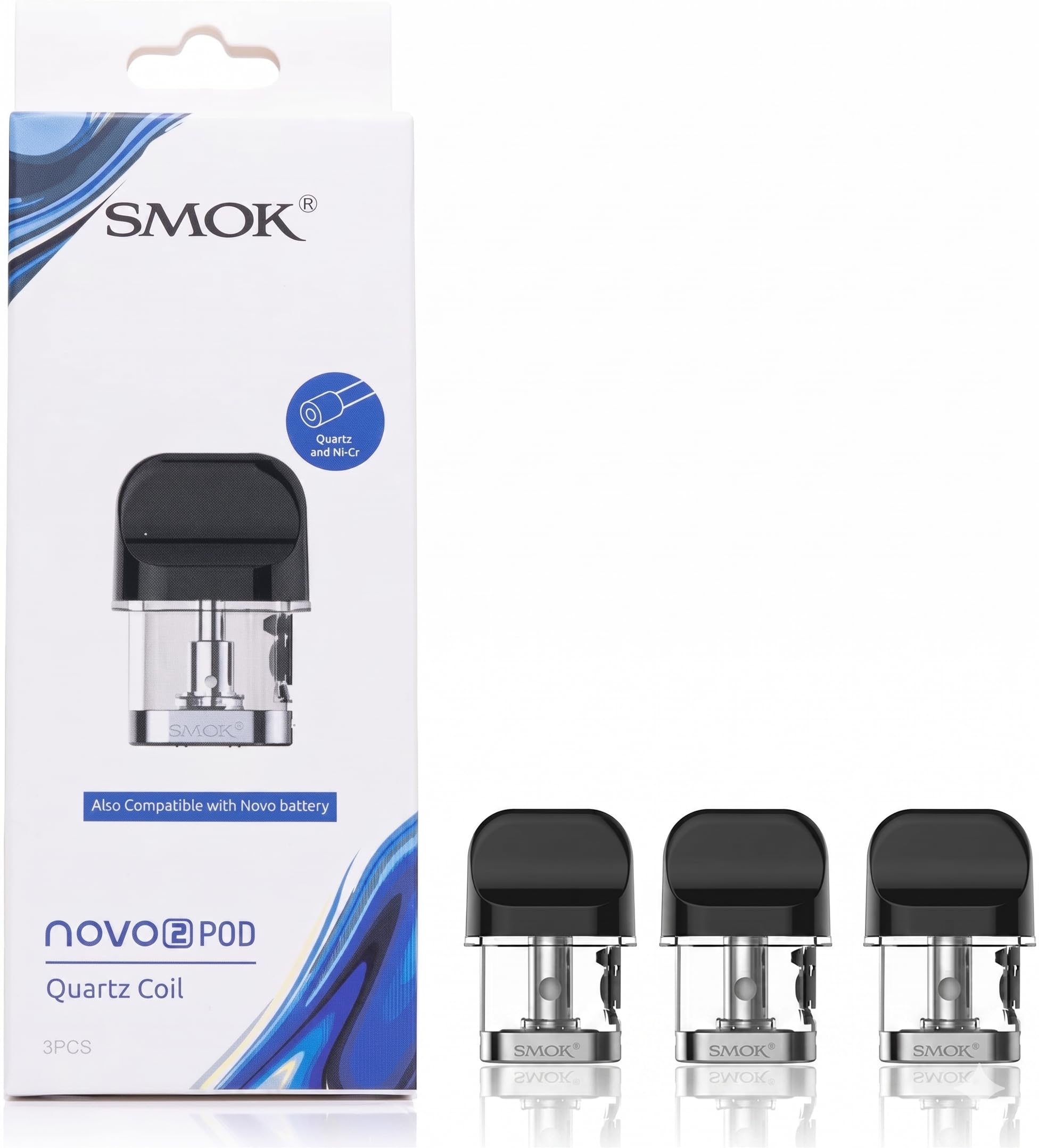 SMOK Novo 2 Replacement Pod Cartridge (Pack of 3)