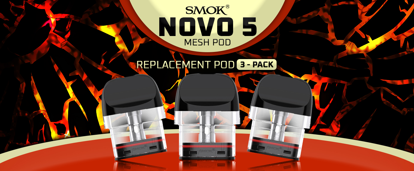 SMOK Novo 5 Mesh replacement pods 3-pack