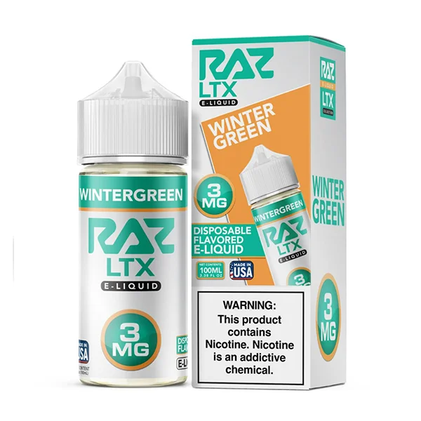 winter green raz vape Wintergreen Pod Juice + Disposables Collab E-Liquid 100mL Color:Silver / Black Carbon Fiber 2006-dodge-charger-esi7027209 Uwell Caliburn A3 15W
