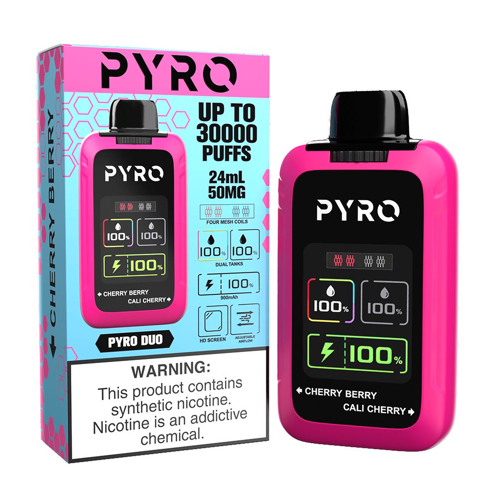 pyro disposable vape PYRO DUO 30K PUFF DISPOSABLE VAPE main image 1