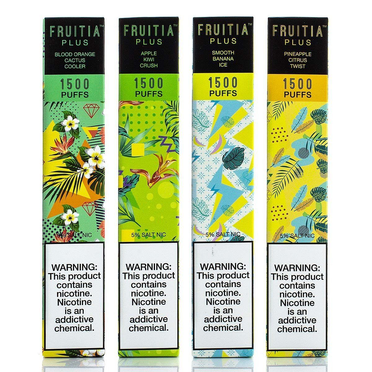 Fruitia Plus Disposable Device - 1500 Puffs Fruitia Plus Disposable Device - 1500 Puffs