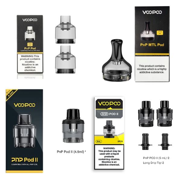 elfbar nachfüll pod läuft aus Voopoo PnP Coils | Vinci / Drag Baby, X, S - 5 Pack