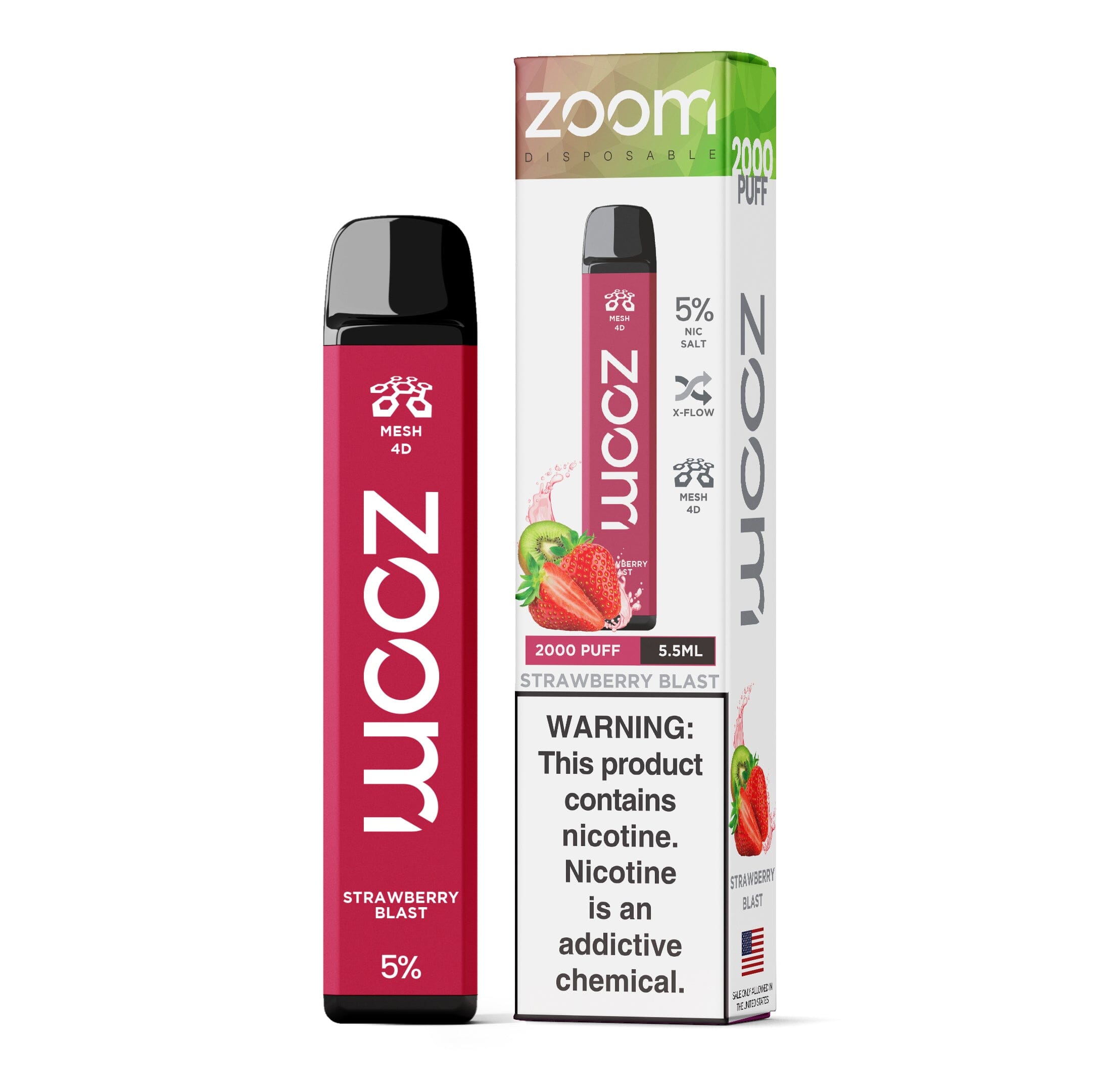 Zoom Disposable | 2000 Puffs