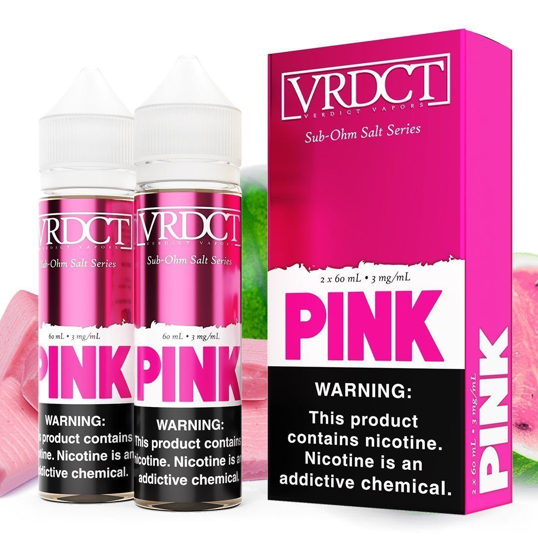 vape juice for sub-ohm vaping Pink by VERDICT SUB OHM SALT SERIES E-Liquid 2X 60ml