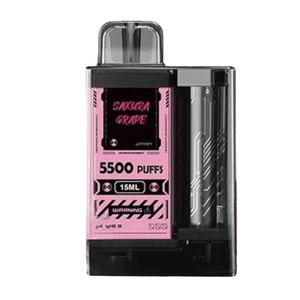 mod tank vape Authentic Vaporesso Gen S 220W TC VW Box Mod Vape Starter Kit w/ NRG-S Tank Atomizer - Cherry Pink, 5~220W, 2 x 18650, AXON Chip