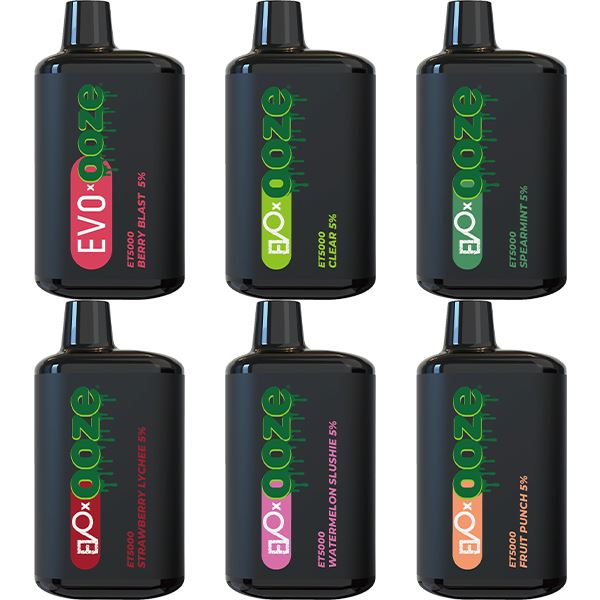 EVO Ooze Bar ET5000 Disposable 5000 Puffs 13mL 50mg